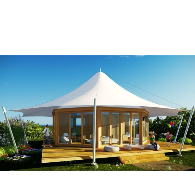 Сборные дома Glamping Tents Luxury Tent Hotel Resort в Австралии с гостиной, спальней и ванной комнатой