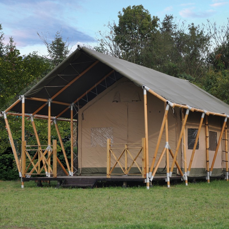 Деревянная структура холст палатка
